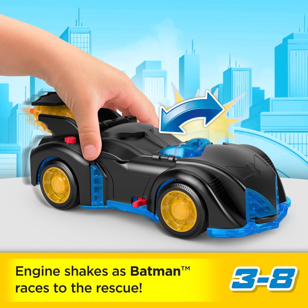 Imaginext DC Super Friends Schüttel- und Dreh-Batmobil