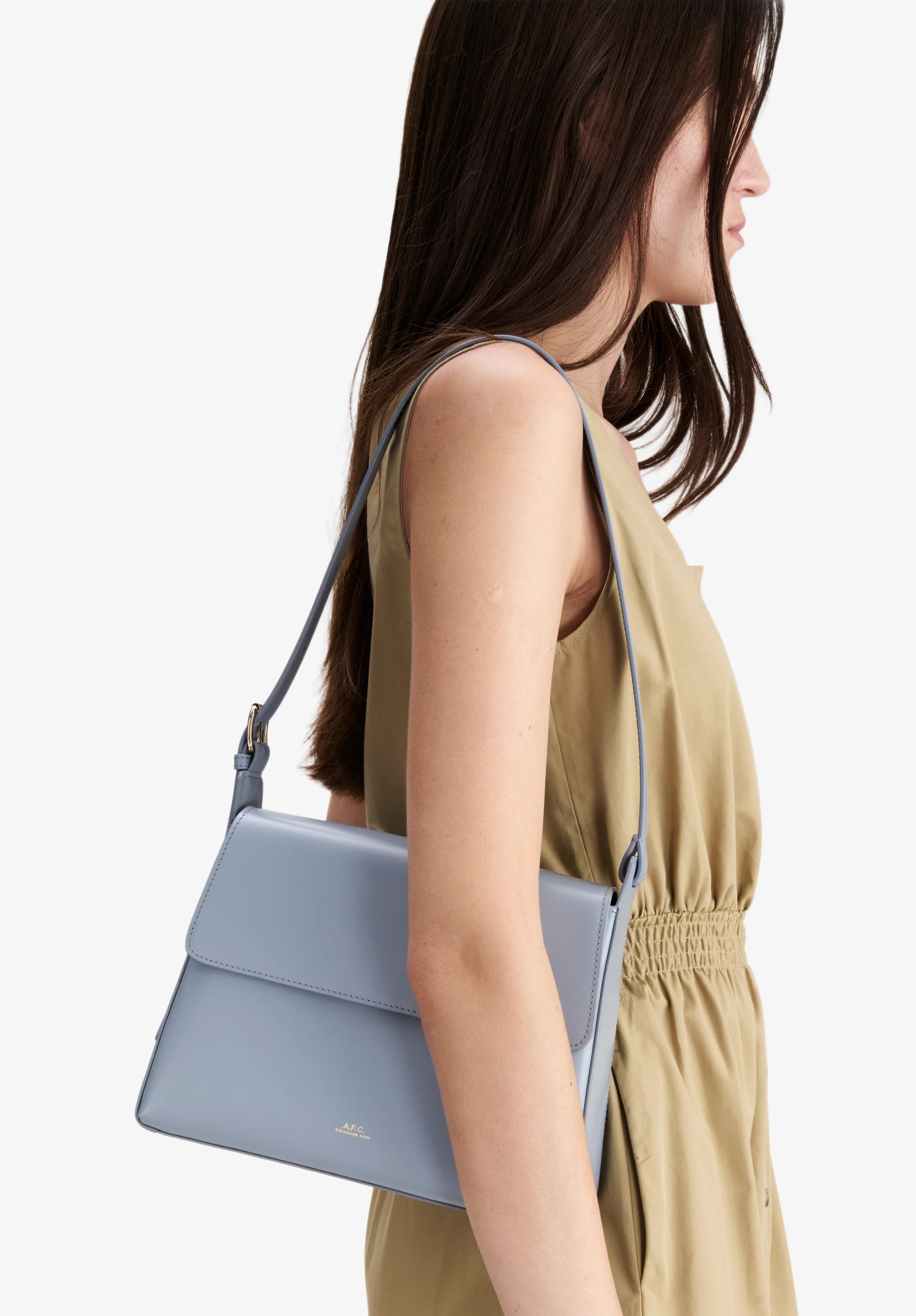 Sac Virginie Flap - Bleu acier