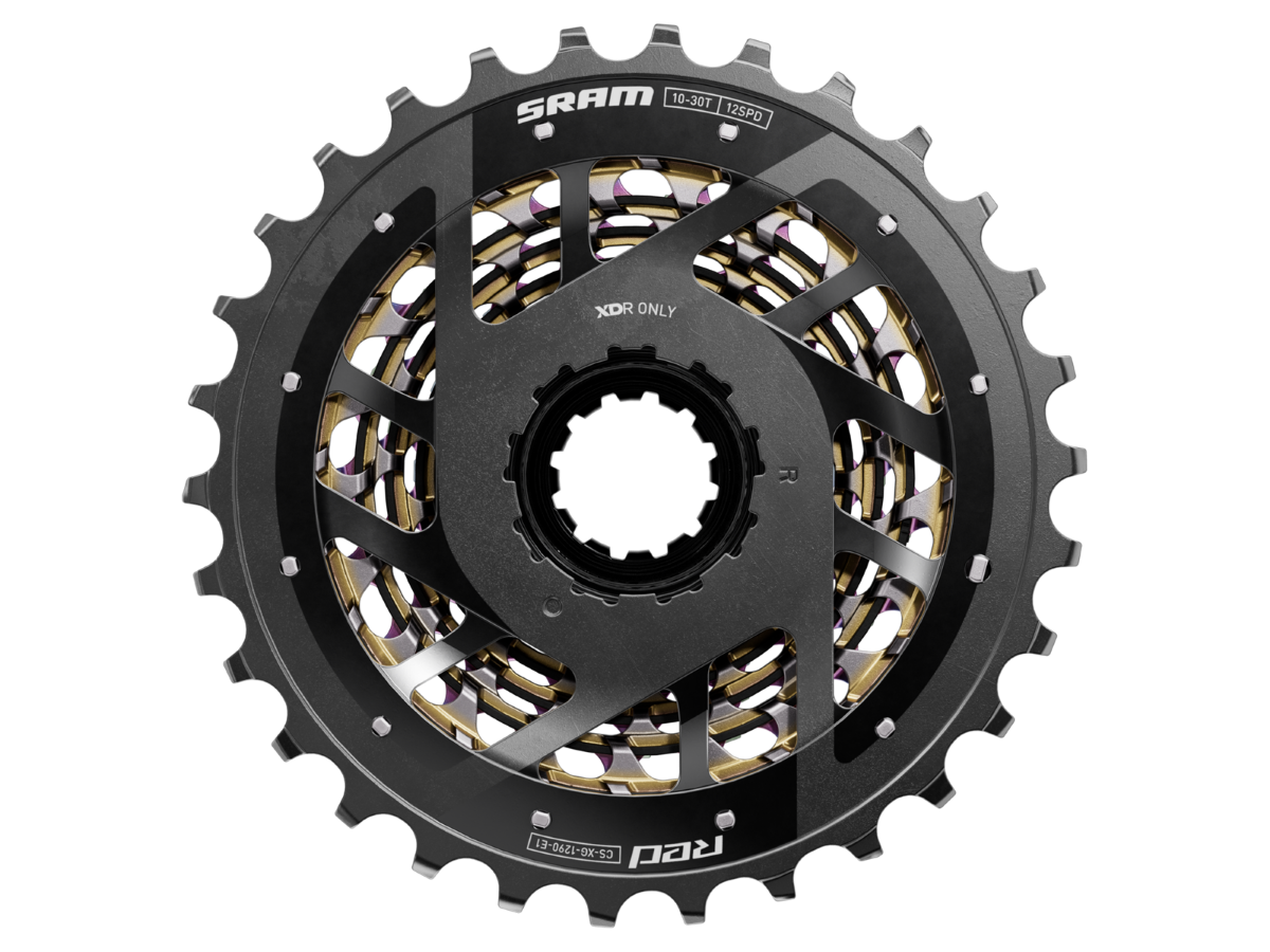 SRAM RED eTap AXS XG-1290 E1 kassette 12 Speed 10-30T Rainbow