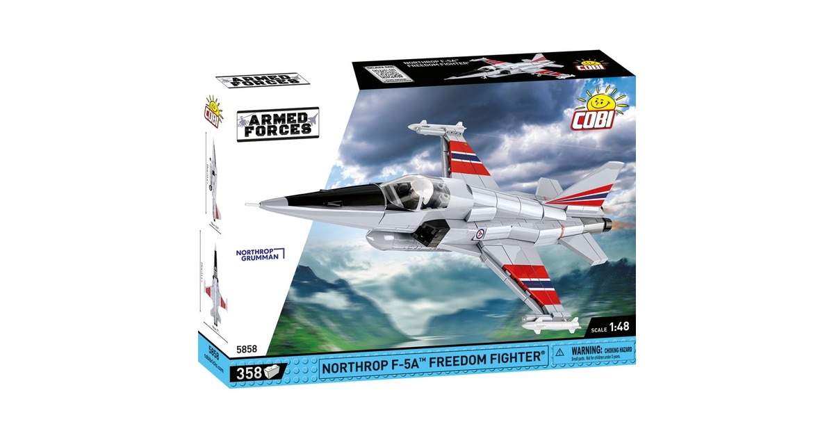 COBIArmed Forces - Northrop F-5A Freedom Fighter Constructiespeelgoed  (Schaal 1:48)