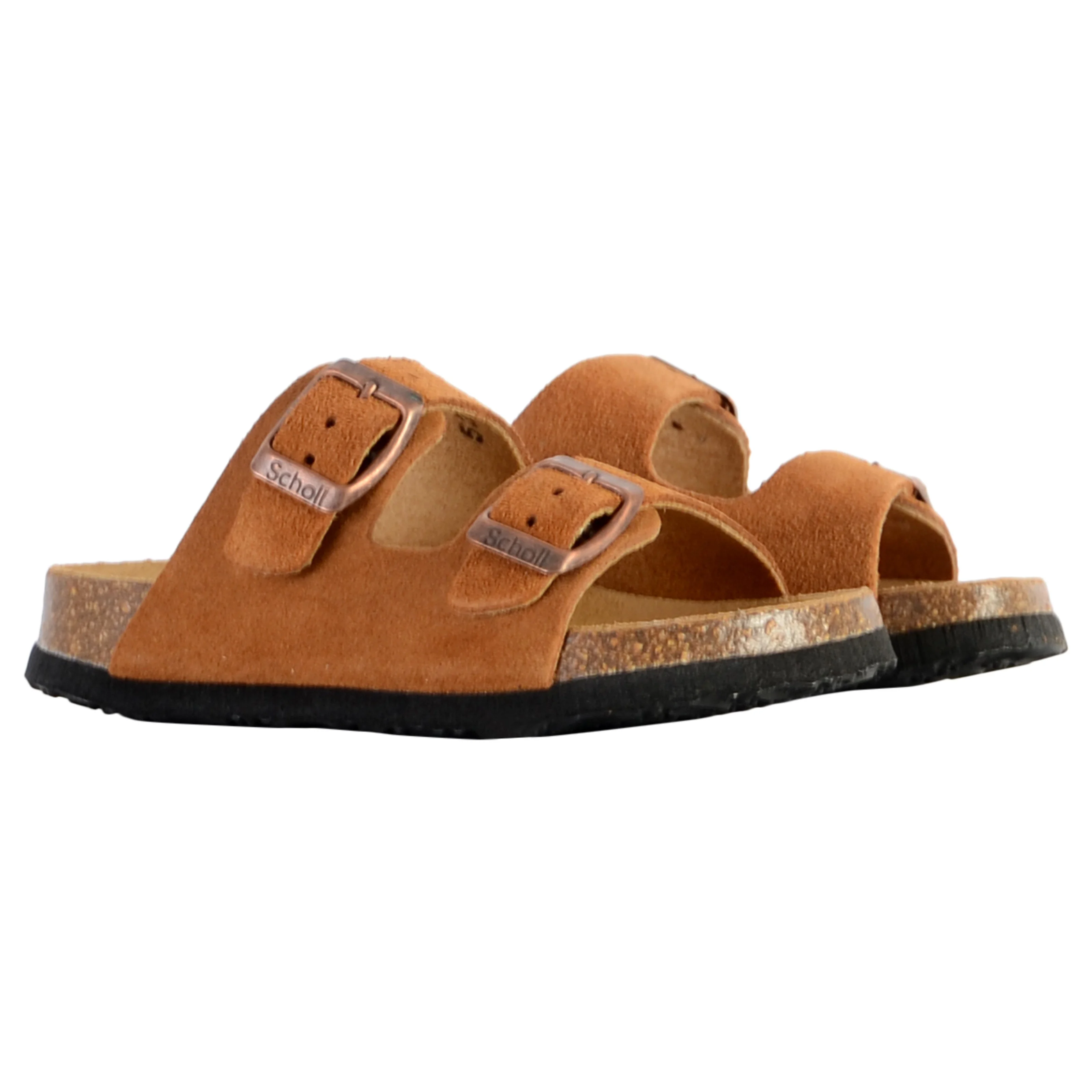 Mules cuir enfantalex | Marron