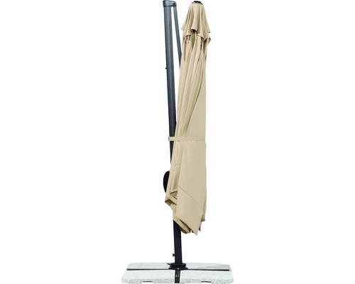Schneider parasol 300 x 300 x 273 cm, polyester 200 g/m², naturel