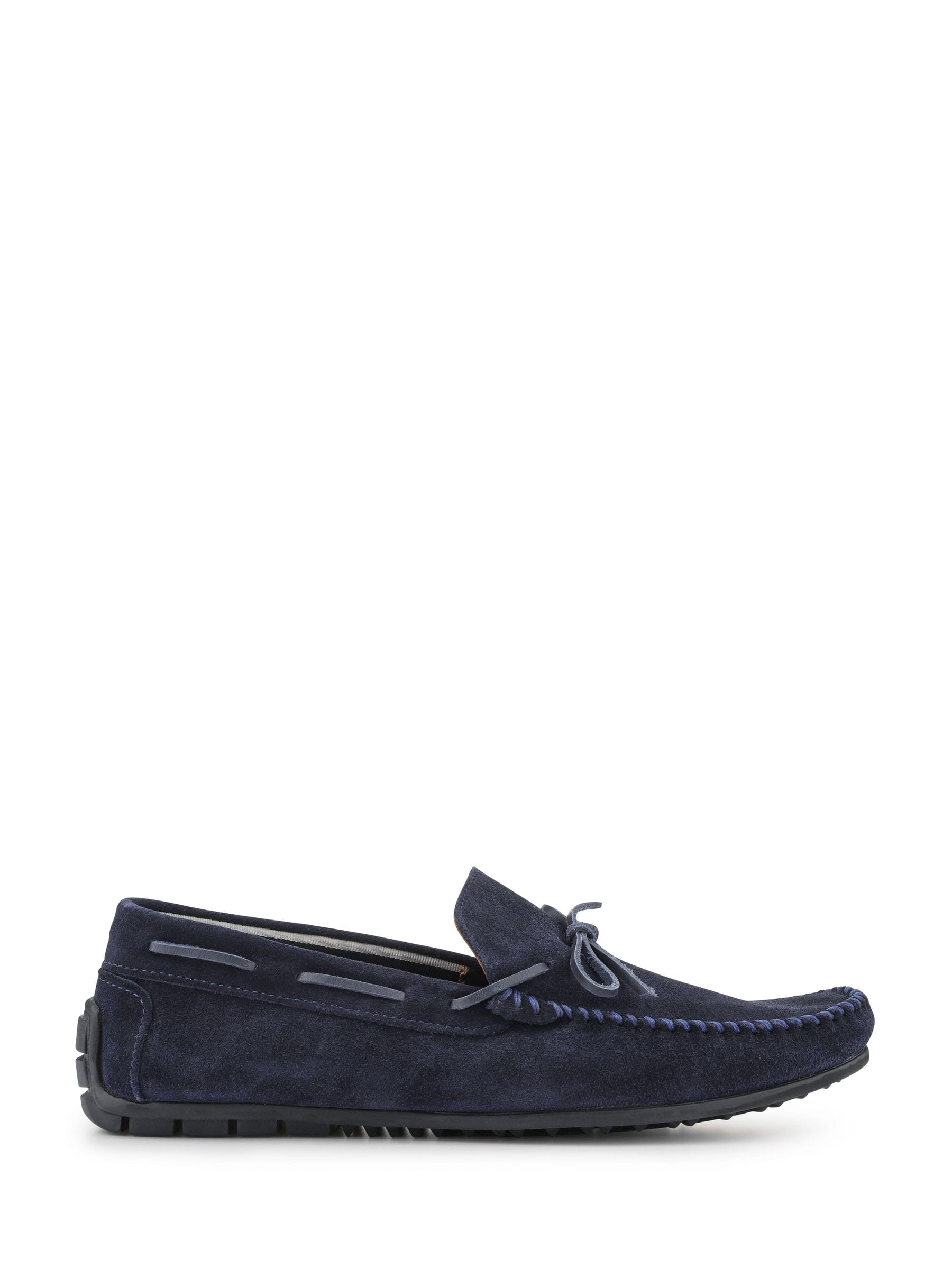 Blauw - Jones Bootmaker Zeke Leather Full Slippers