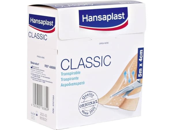Hansaplast 1556520 Hæfteplaster 5 m x 4 cm