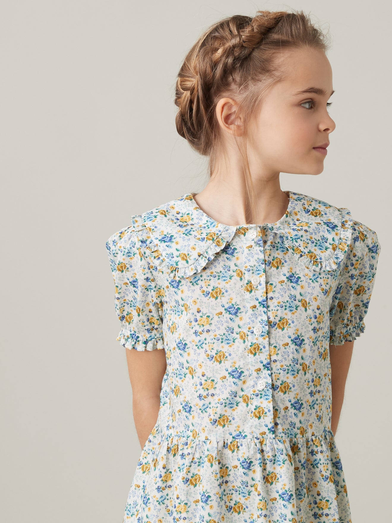 Robe Fille en tissu Liberty