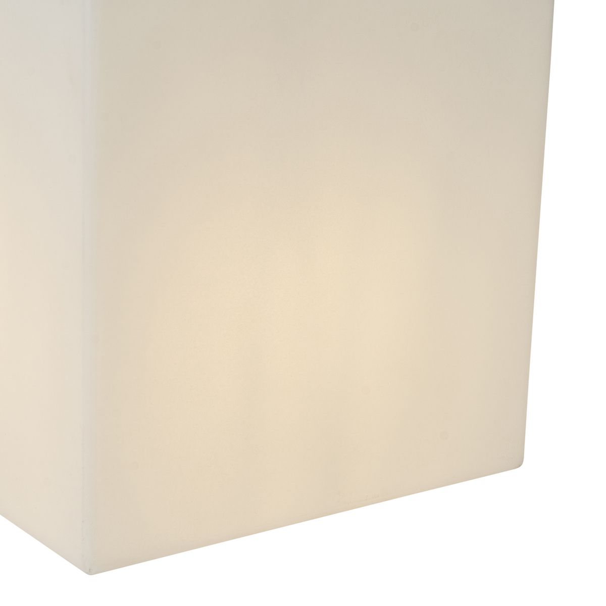 Moderne buitenlamp wit 38 cm vierkant IP44 - Nura