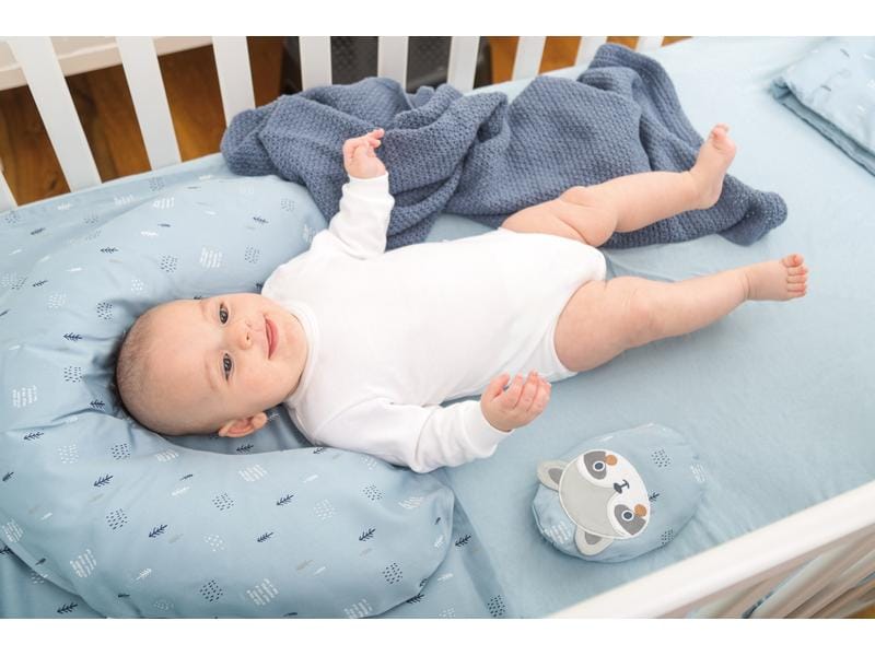 ZEWI bébé-jou Stillkissen Indigo Woods Stillkissen in ergonomischer Form