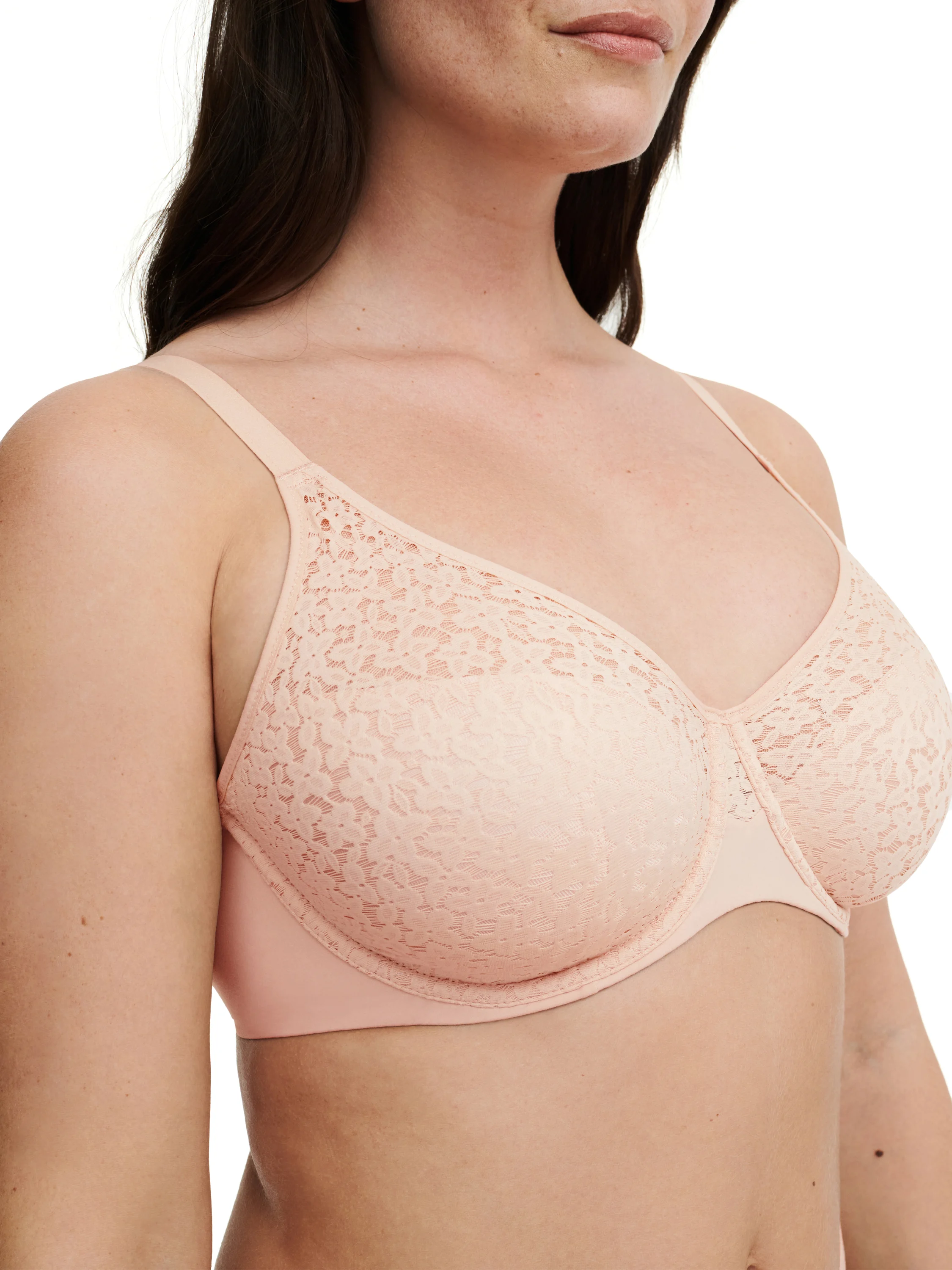 NORAH - Soutien-gorge moulé emboîtant en dentelle | Beige