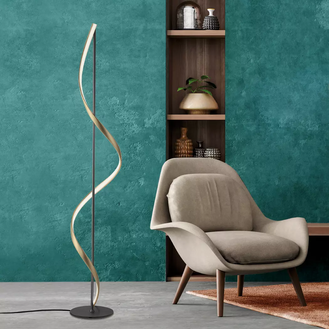 LED-Stehlampe Q-Swing