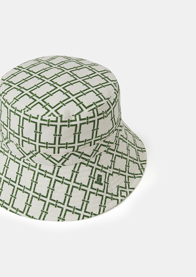Bob Chloeécru à motif graphique vert