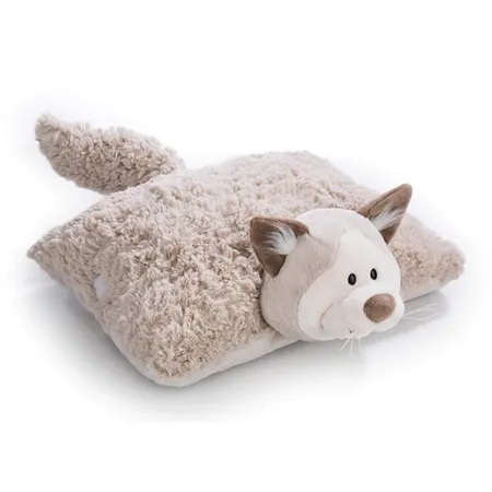 NICI Schneekatze Junge 40x30 cm Kissen