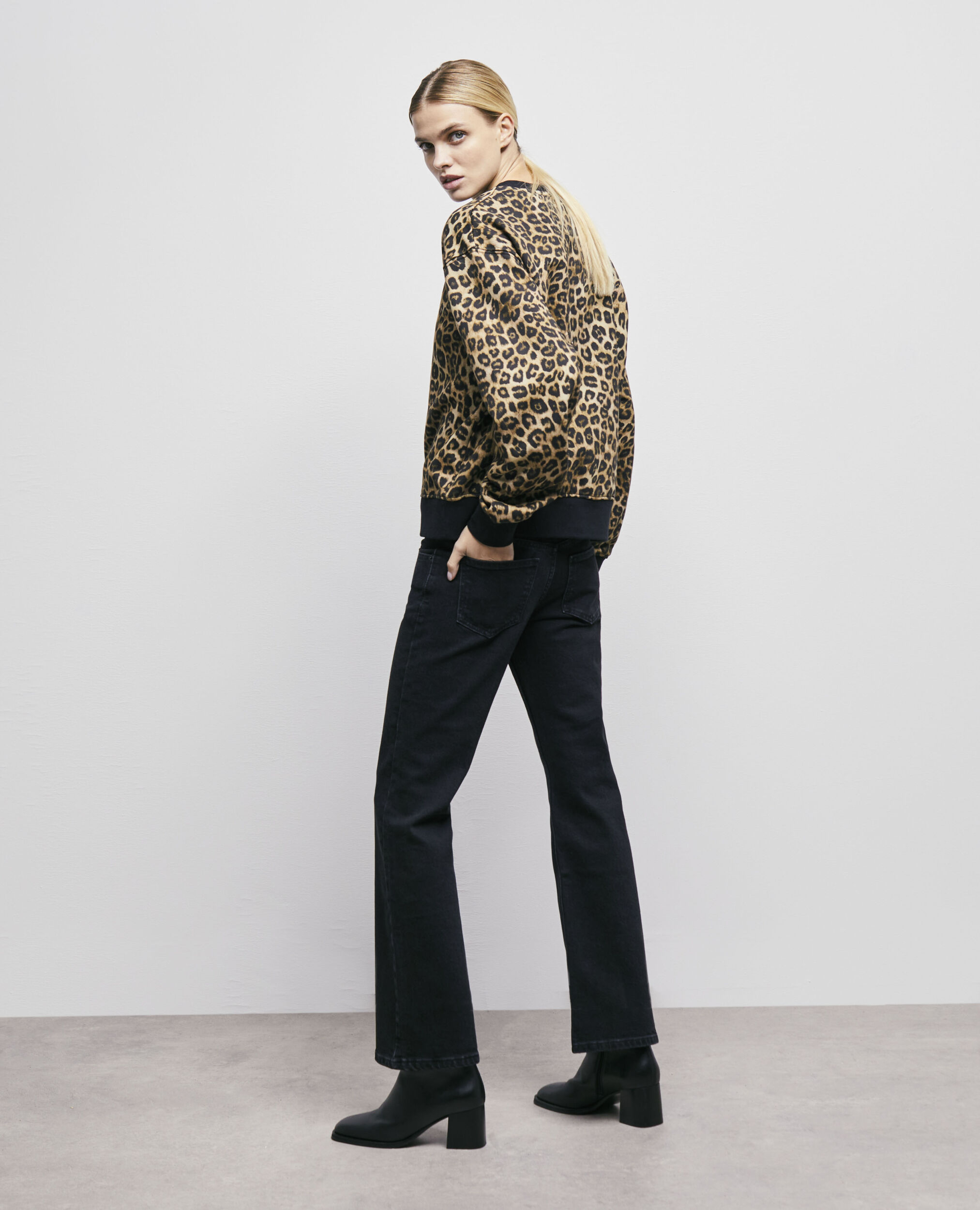 Jean bootcut noir