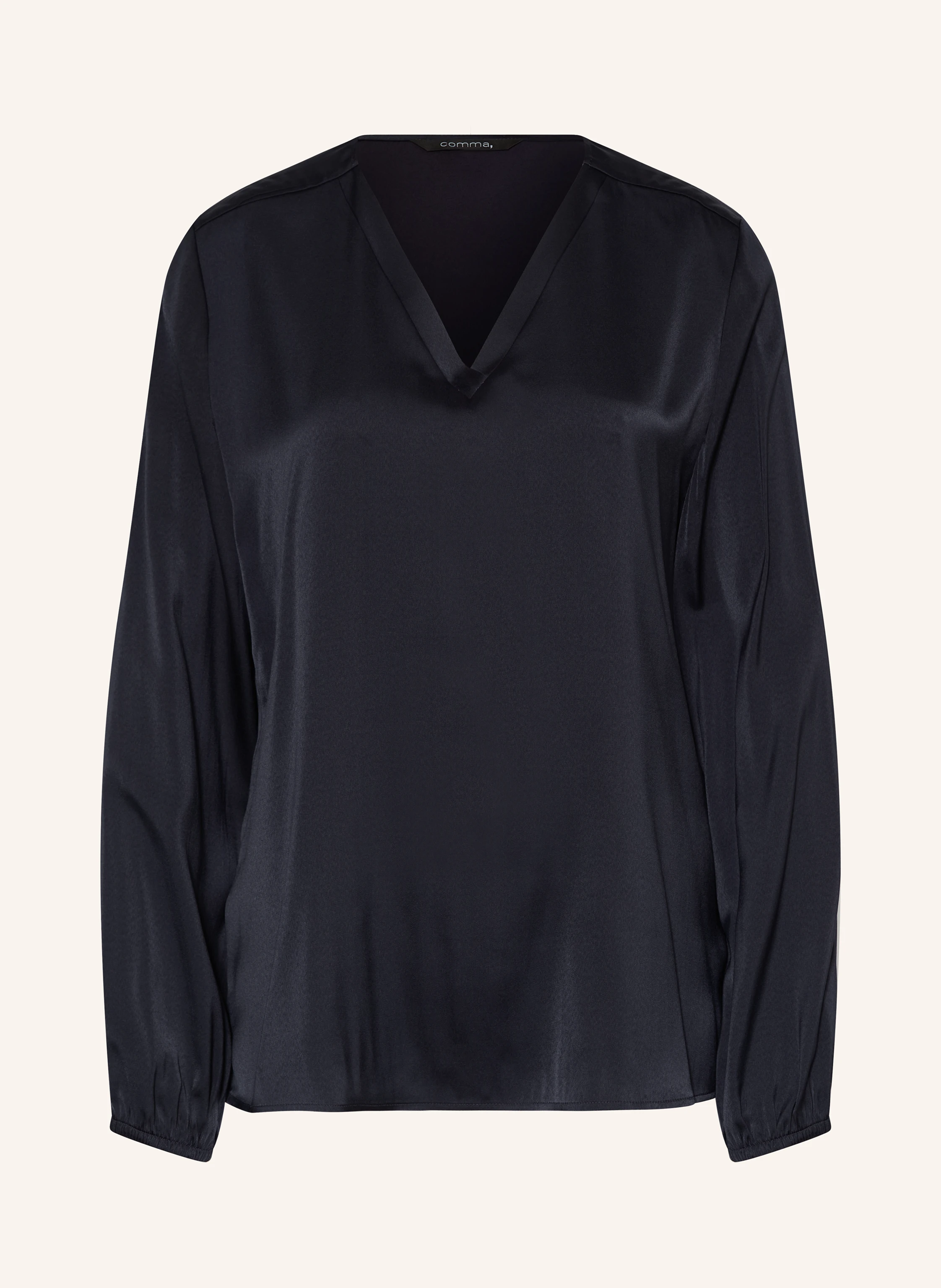 comma Blusenshirt aus Satin