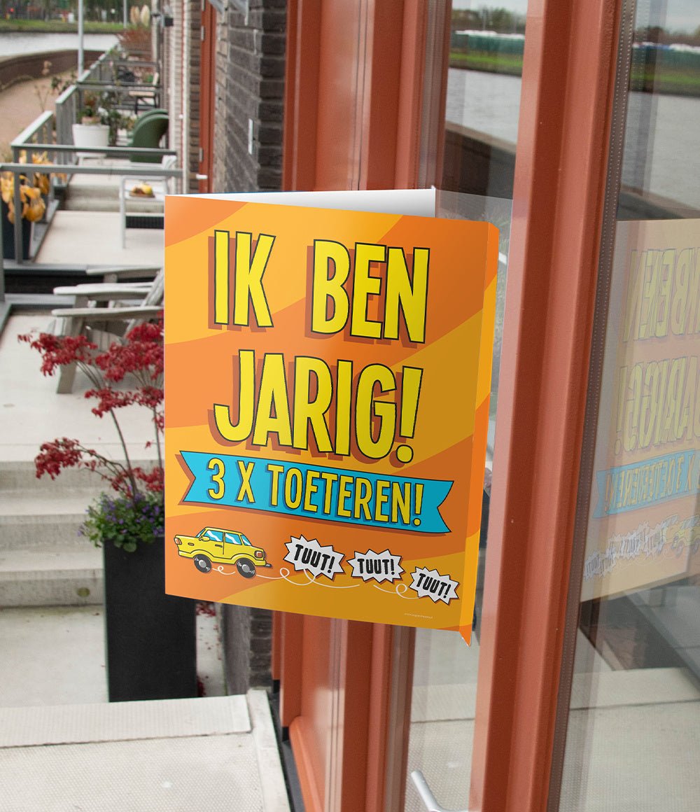 Raambord Van harte gefeliciteerd 60cm