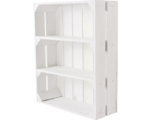 Witte plankendoos 50x40x15 cm