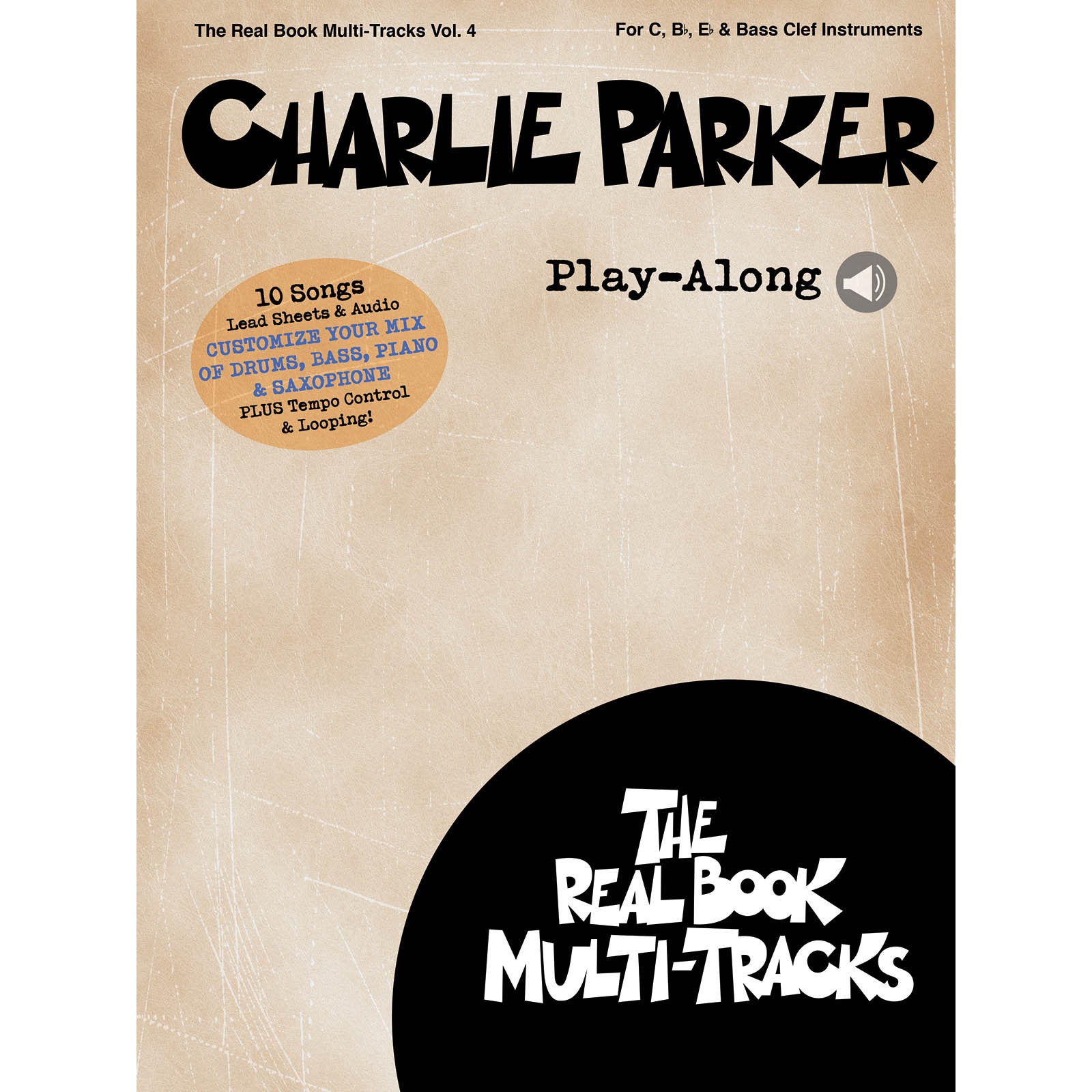 Hal Leonard RealBook Multi-Tracks vol. 4 Charlie Parker - voor alle instrumenten