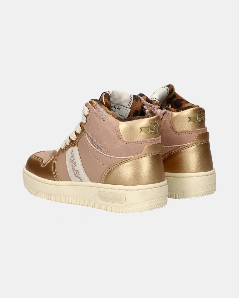 Replay Epic Jr. Hoge sneakers  - roze