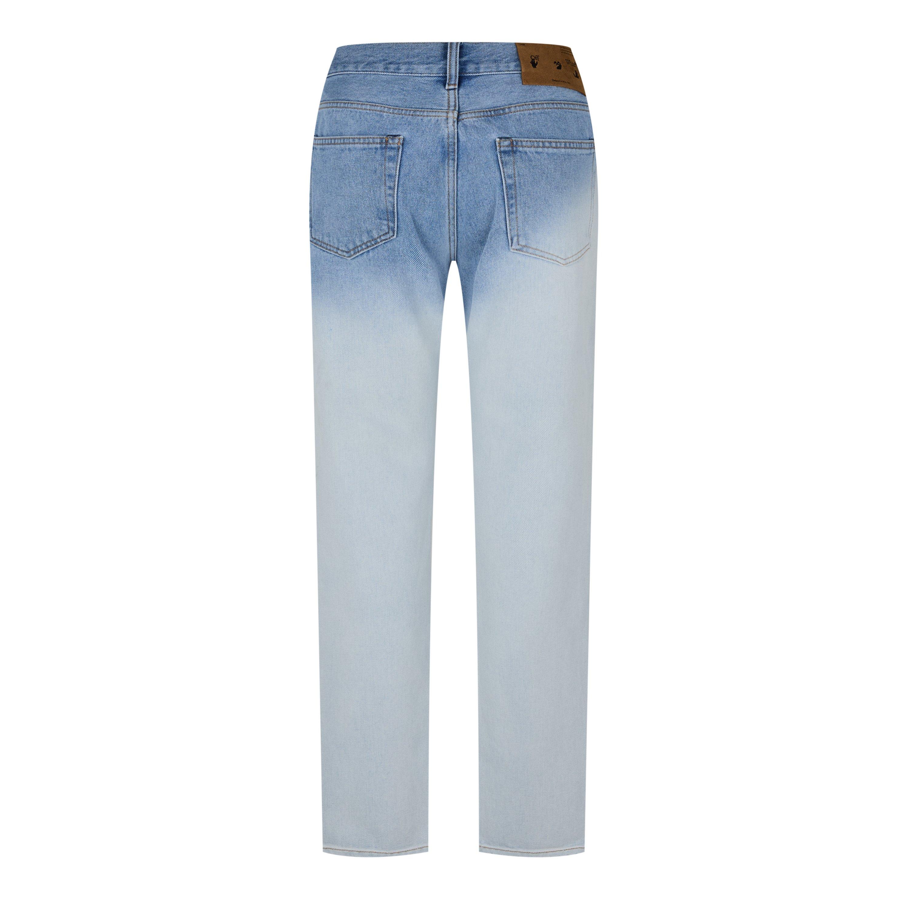 Off White Corp Slim Straight Jeans