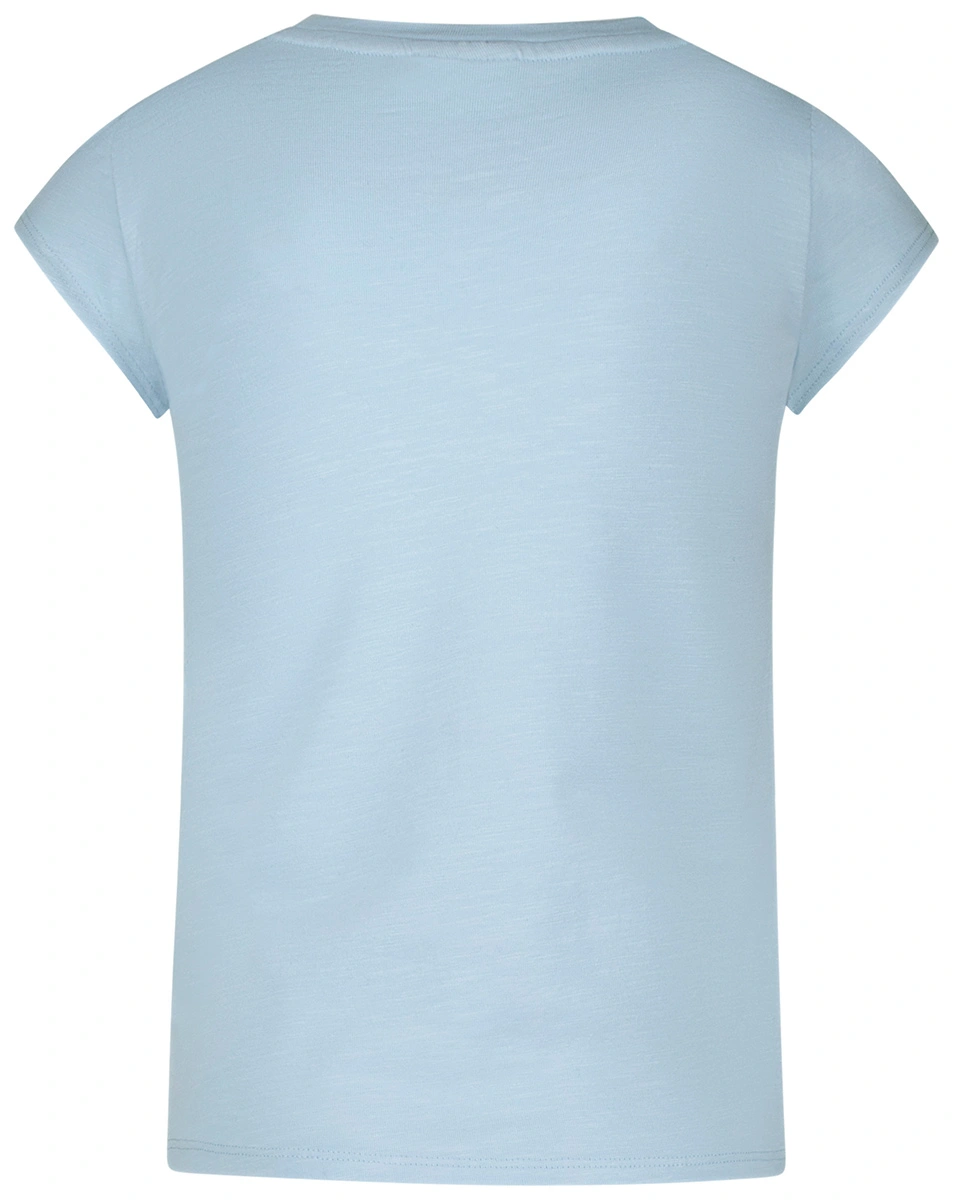 T-Sirt HORSE SEQUINS in pastel blue