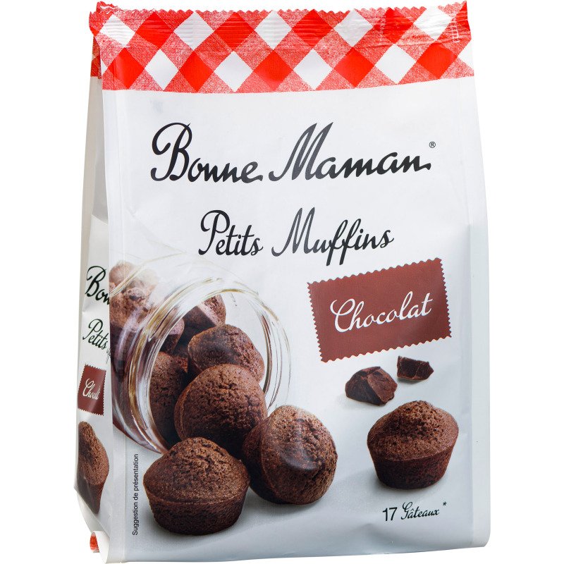 Petits muffins au chocolat Bonne Maman - Sachet de 235 g
