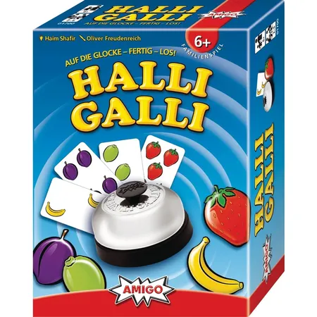 AMIGO Spiele Bundle - Familienspiele, 3er-Set (Halli Galli, Wizard, 6 nimmt!)