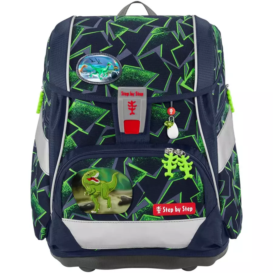 Step by 2in1 Plus - Schulranzen Set 6tlg. Wild T-Rex Taro
