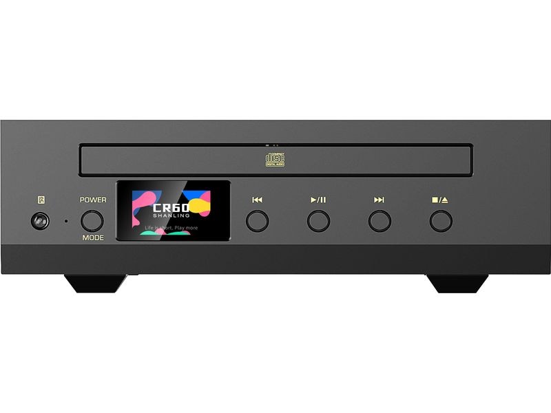 Shanling CD-Player CR60 Schwarz Kompakter CD-Transport und CD-Ripper