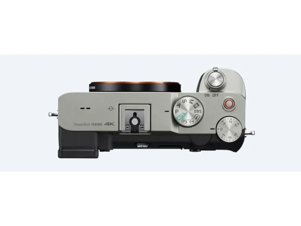 Sony a7C ILCE-7CL - Digitalkamera - spejlløst - 24.2 MP - Full Frame - 4K / 30 fps - 2.1x optisk zoom 28 - 60 mm objektiv - Wireless LAN, NFC, Bluetooth - sølv