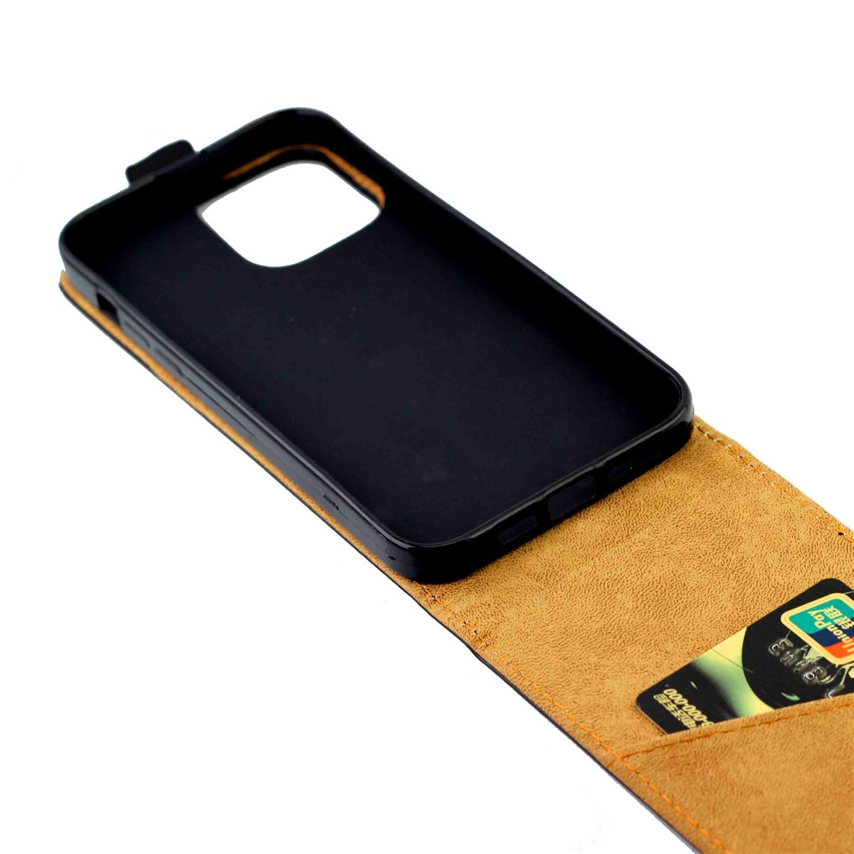 Schutz Handy Hülle für Apple iPhone 15 Pro Max Flip Case Cover Tasche Etuis Neu