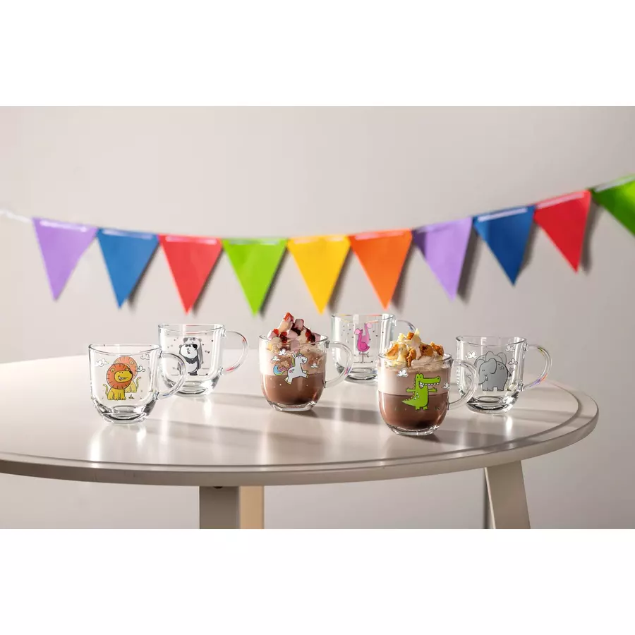 Leonardo Kindertasse Bambini 280 ml schwarz-weiß