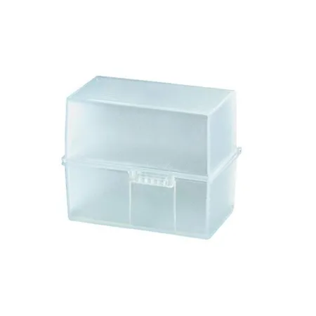 HAN Karteibox für 300 Karten DIN A7, Polystyrol, 121 x 101 x 74 mm, transluzent klar