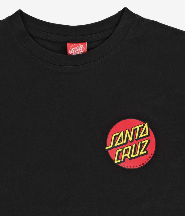 Santa Cruz Classic Dot Chest T-Shirt (black)