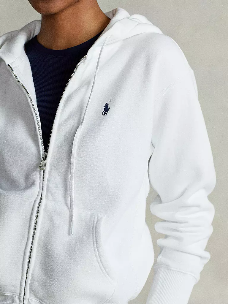 POLO RALPH LAUREN Sweatjacke weiss