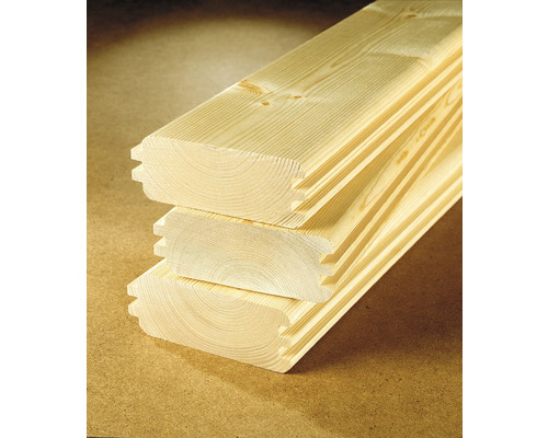 Tuinhuis Weka S 445, maat 3, inclusief vloer, 500 x 254,1 cm, natuurlijke afwerking