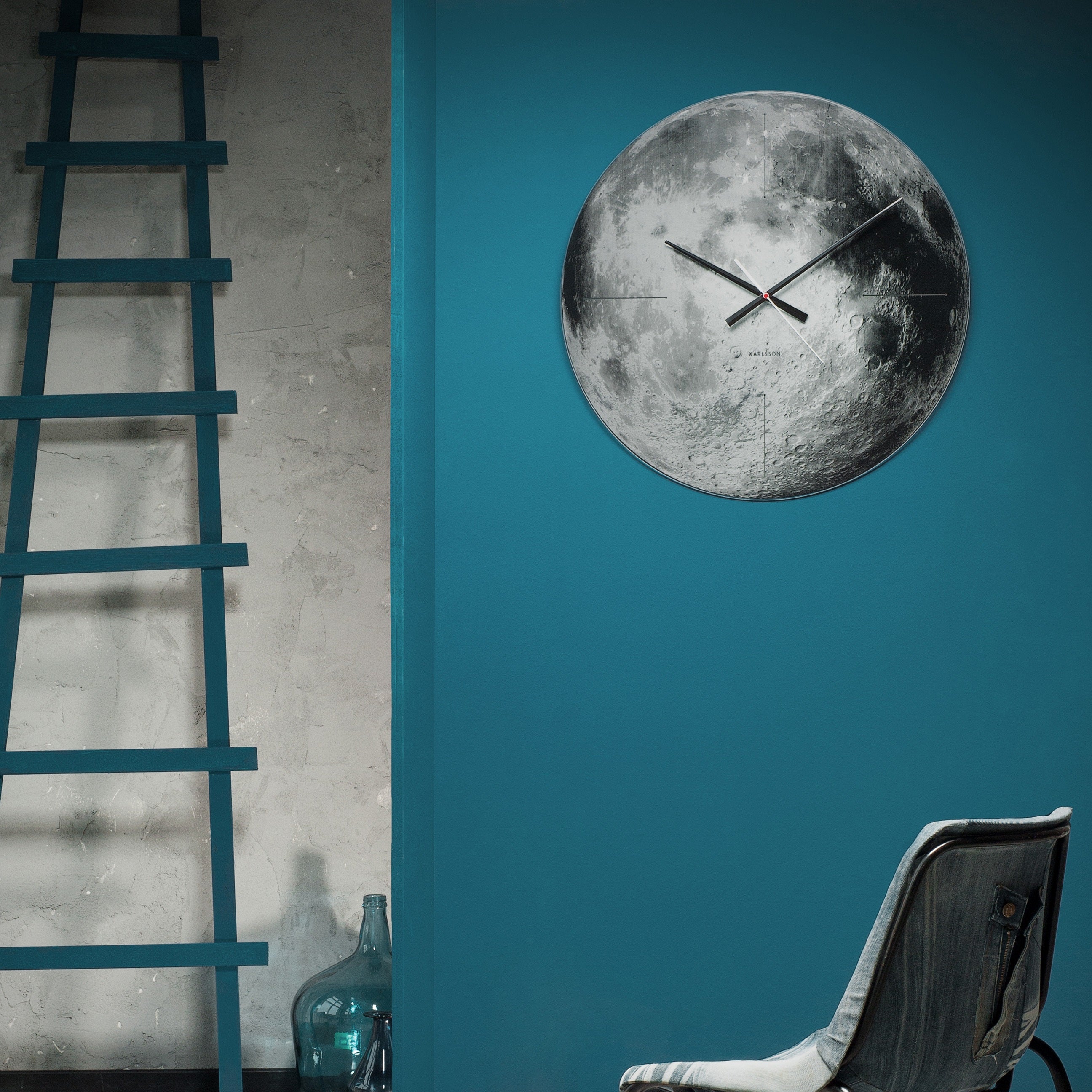 Karlsson Moon Wandklok Ã 60 cm