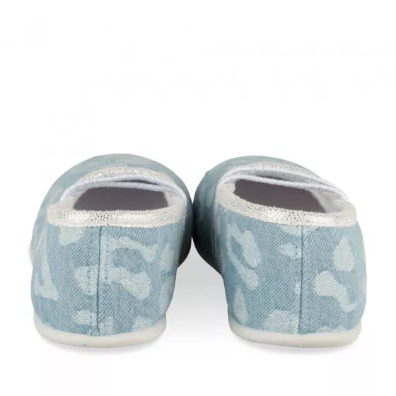Chaussons BLEU LOVELY SKULL