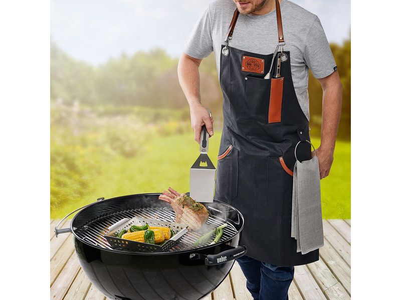 GEFU Grillschürze BBQ 90 x 65 cm Schürze zum Grillieren