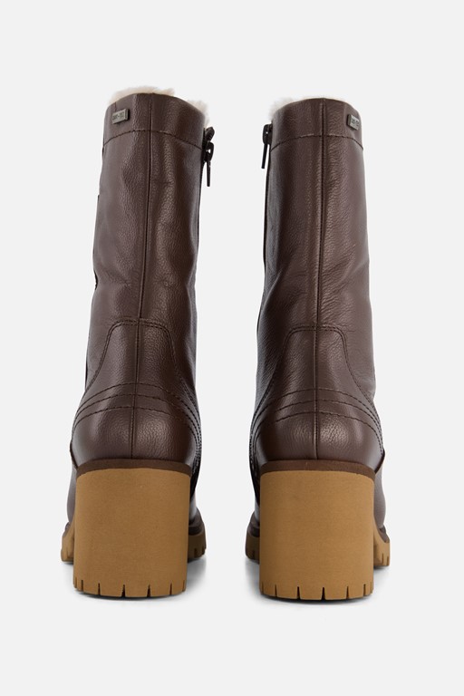 Tamaris Enkellaarsjes bruin Leer