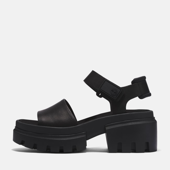 Sandalo a Doppia Fascia Everleigh da Donna in                colore nero