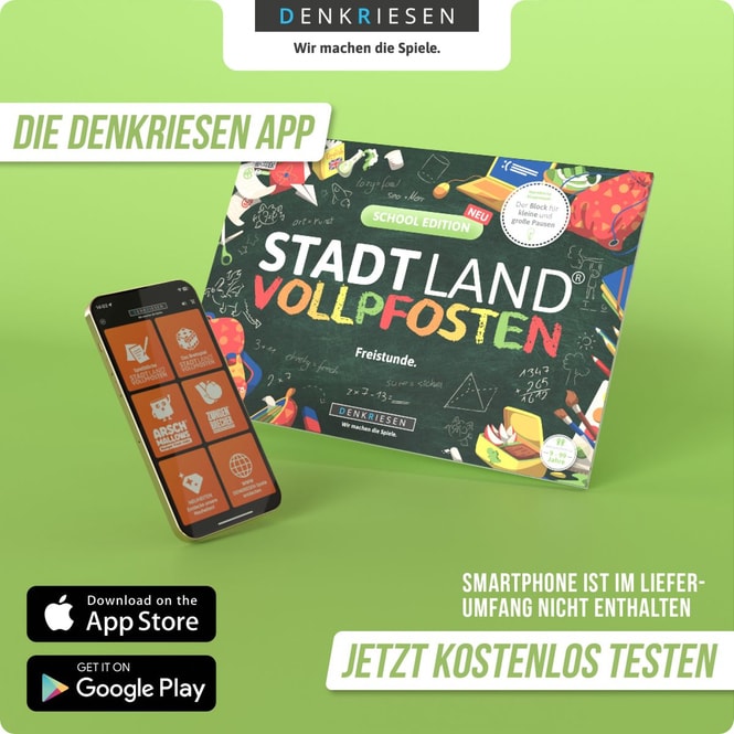 Stadt Land® Vollpfosten - School Edition