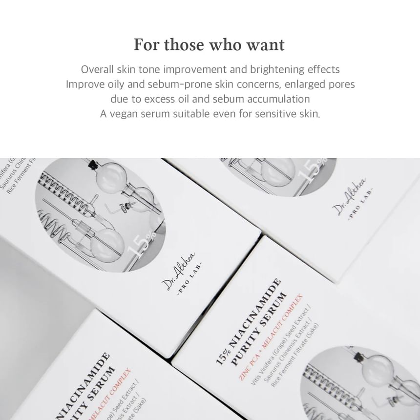 Dr. Althea - 15% Niacinamide Zuiverheidsserum