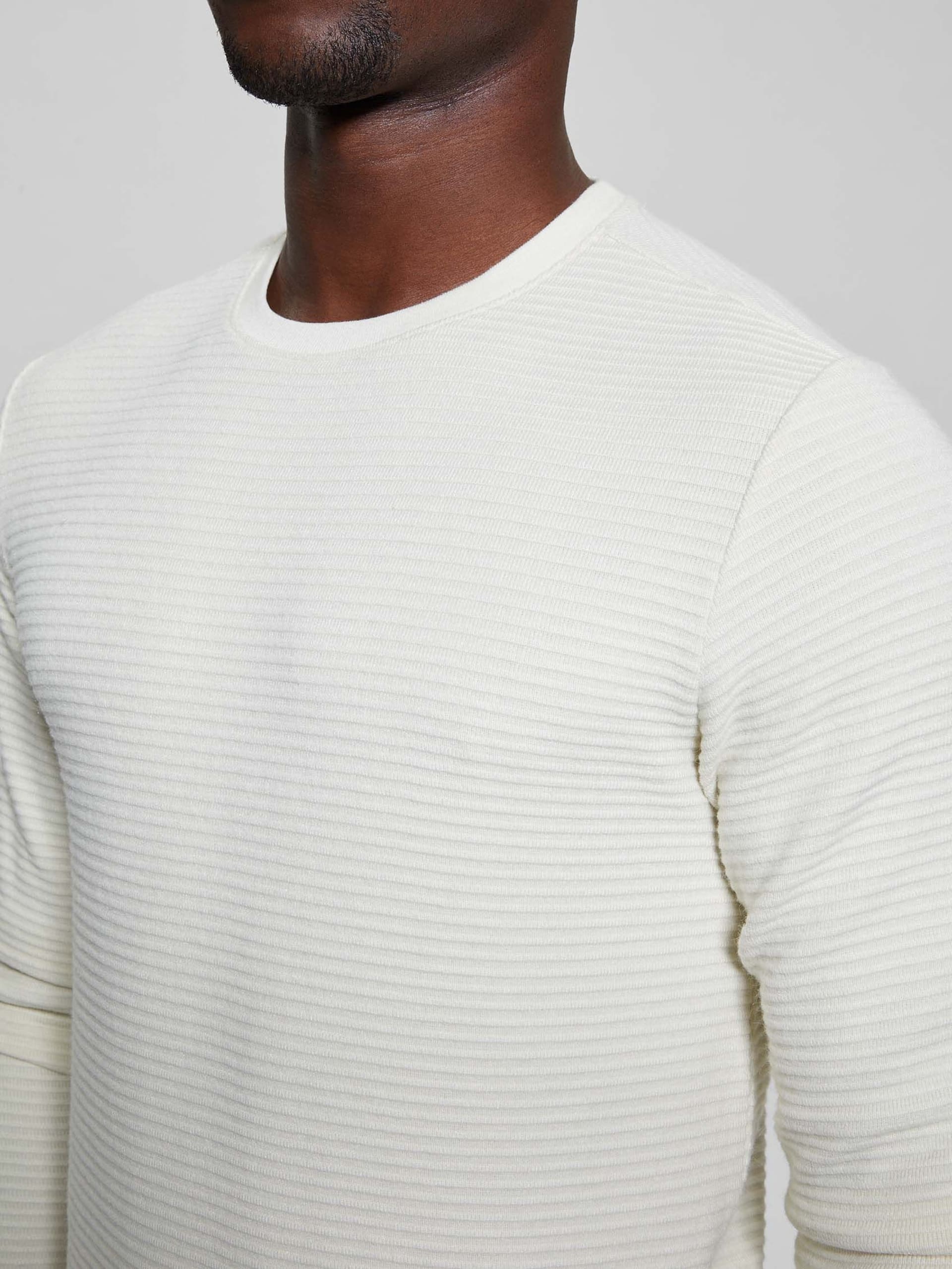 Camiseta Hudson com textura linear