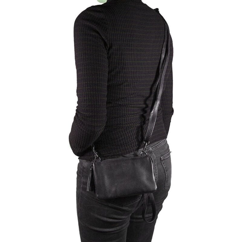 Bear Design Callisto Pelle Clutch Alessia CP1493 Zwart