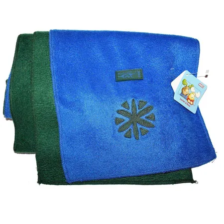 NICI Schal Detlef & Rosa ca.2 Meter Blau/Grün mit Muster