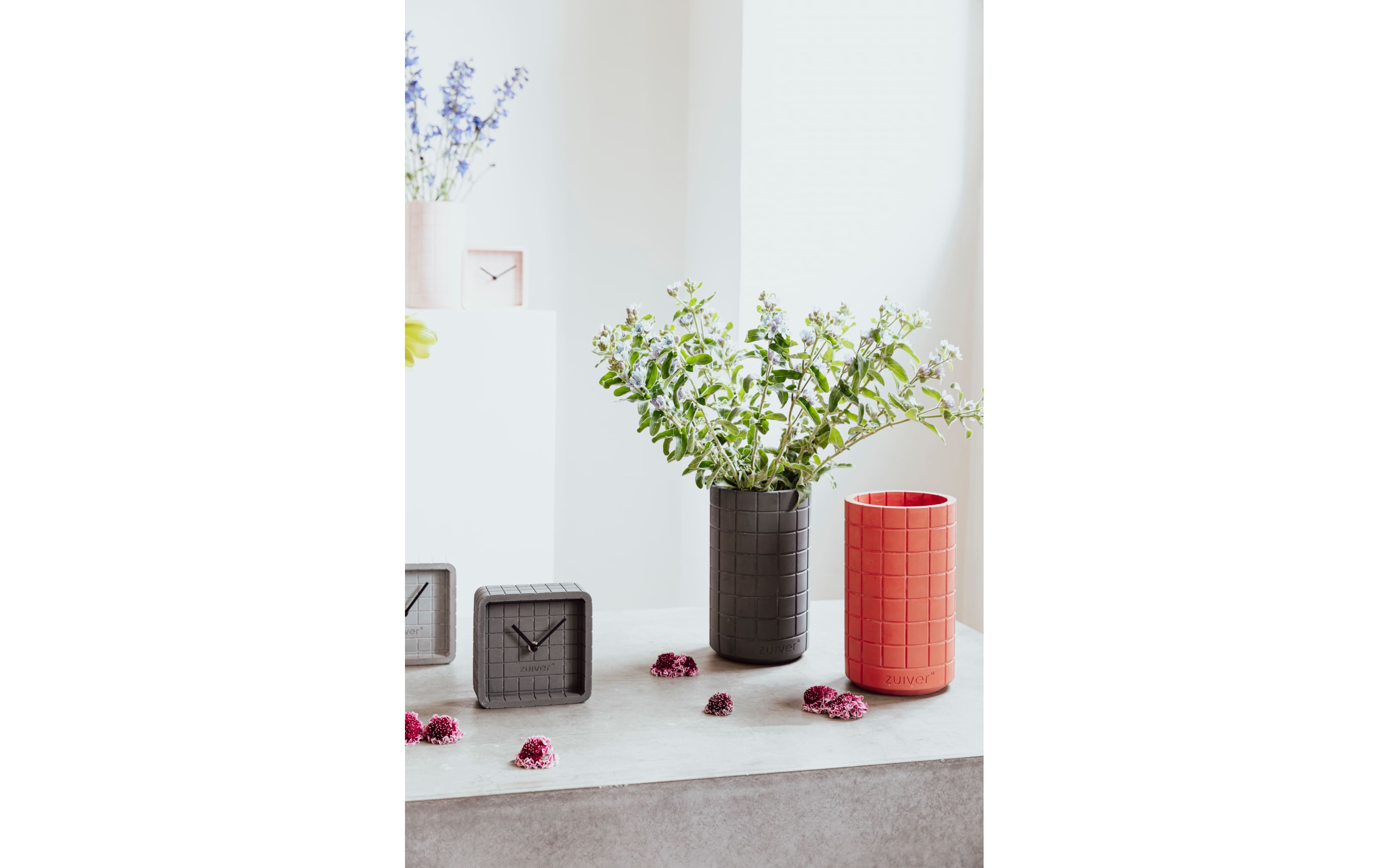 Vase Fajen aus Concrete in terra