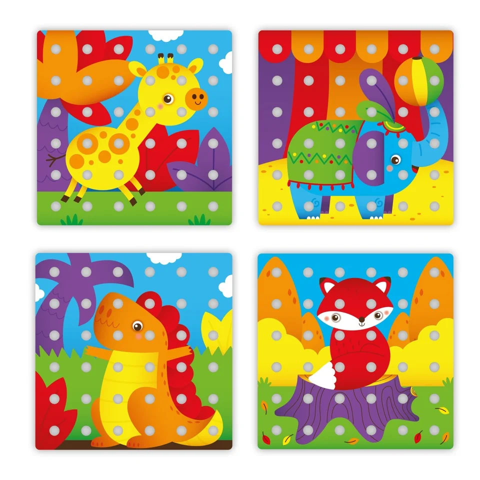 QUERCETTI - Jumbo Peggy Stiftmosaik (45 dele) - (QU-2271)