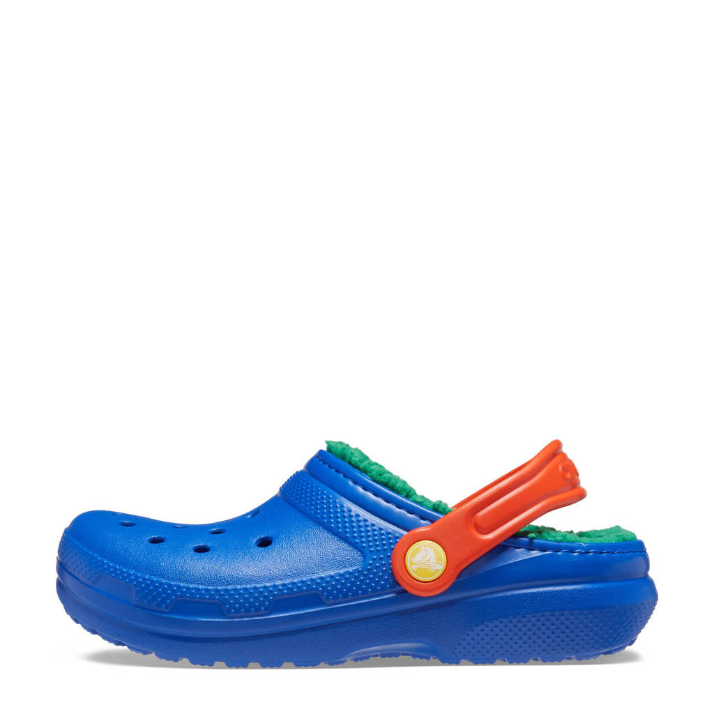 Crocs gevoerde clogs blauw/groen