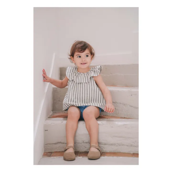 Loir Top Thais Rayé | Vert