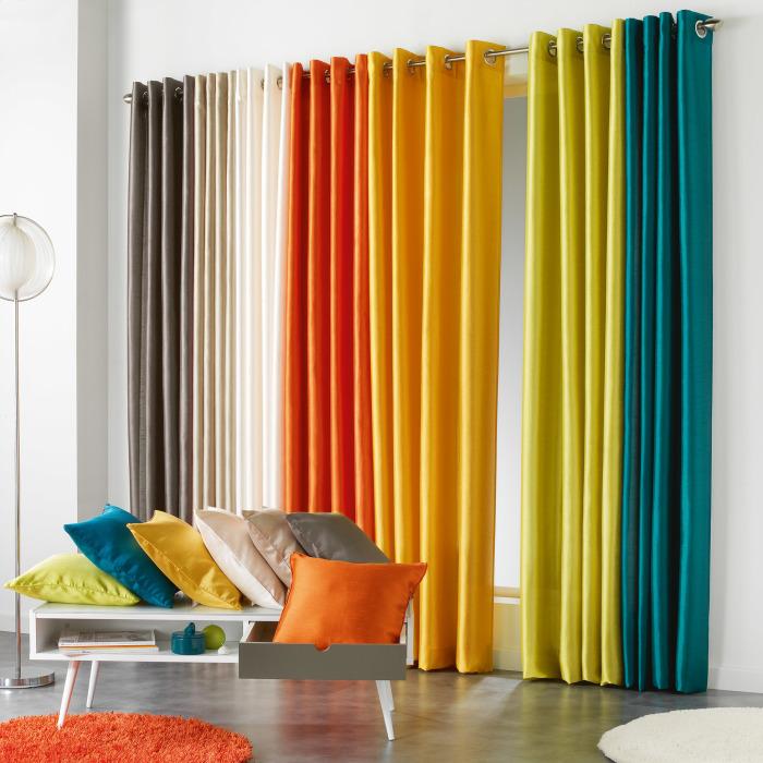 RIDEAU A OEILLETS 140X240CM SHANA LIN