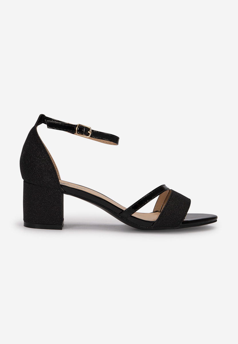 Sandales de cérémonie noires Malena V5